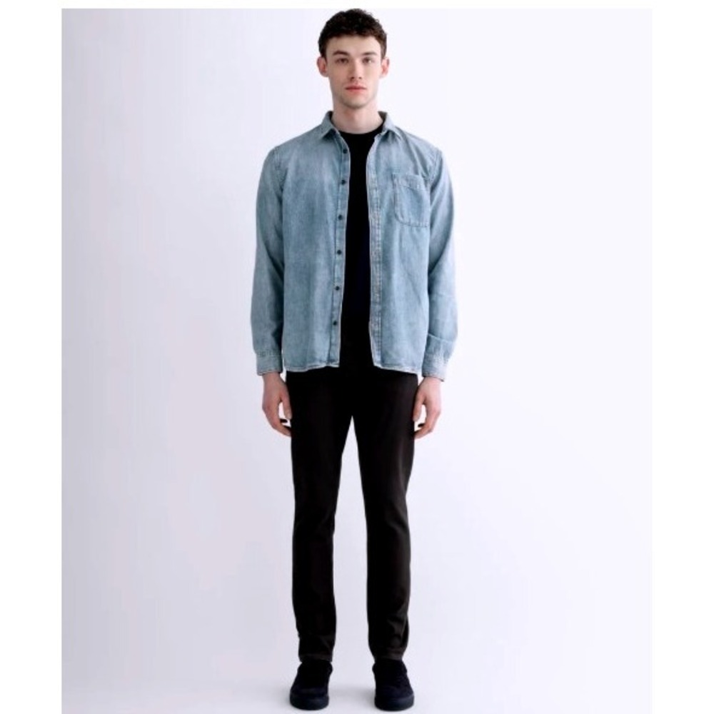 NWT Everlane Men's The Organic Cotton Slim-Fit Jean Black Size 35X32